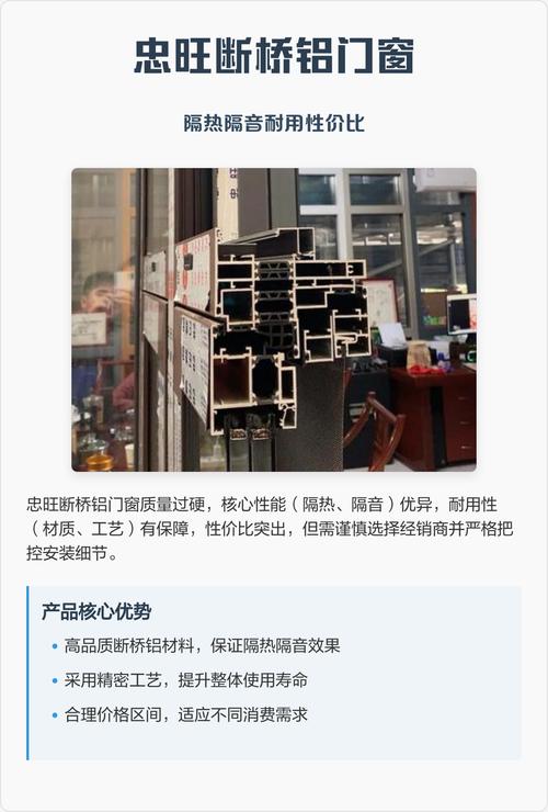 忠旺断桥铝门窗